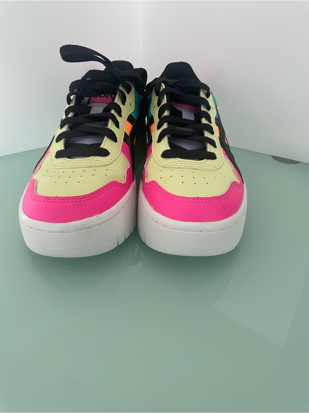 Asics Japan S PF Womens Platform Athletic Sneakers in Huddle Yellow Size 7 Shoes - Picture 6 of 16